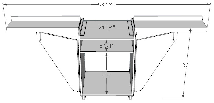 Mobile Miter Saw Stand - Spruc*d Market