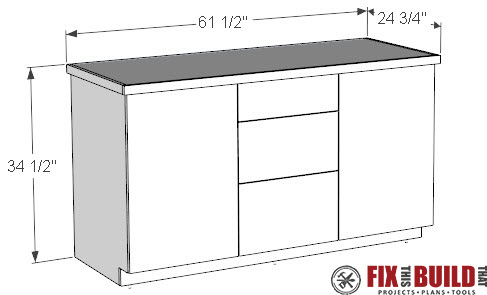 Base Cabinet With Drawers Spruc D Market, Base Cabinet With Drawers Plans
