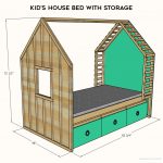 Kids Bed Plans House Bed Plans