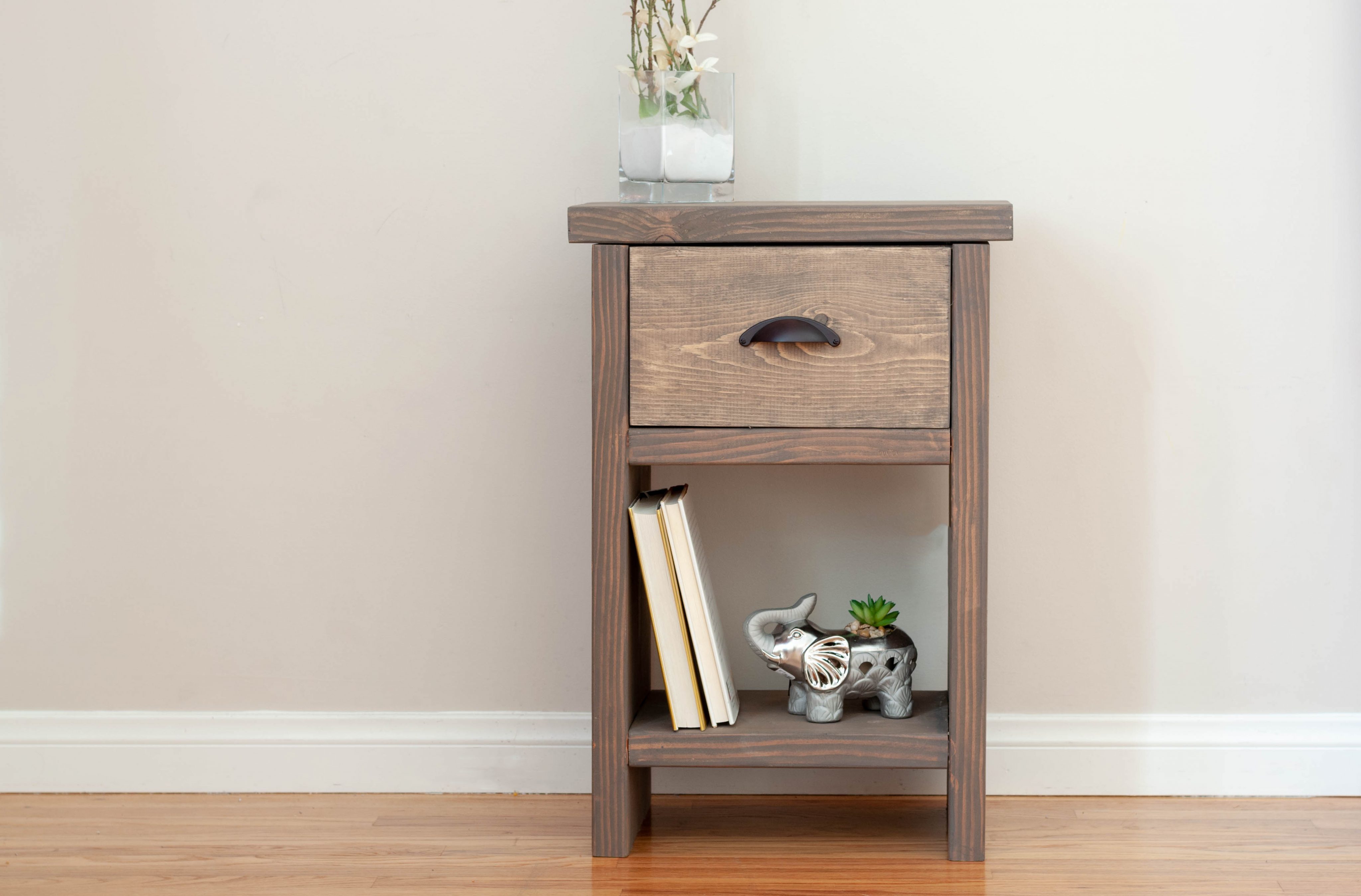 Simple Nightstand With Hidden Storage - Spruc*d Market