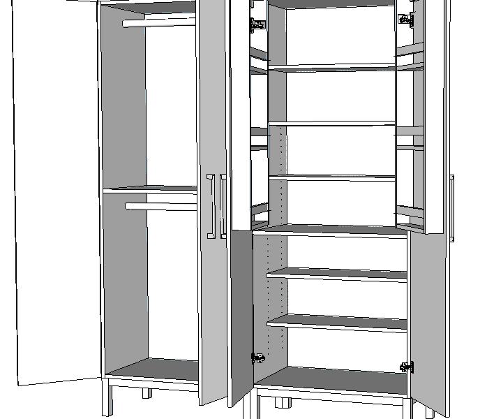 DIY Closet Cabinets - Spruc*d Market