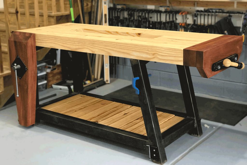 Steel and Wood Roubo Workbench - Spruc*d Market