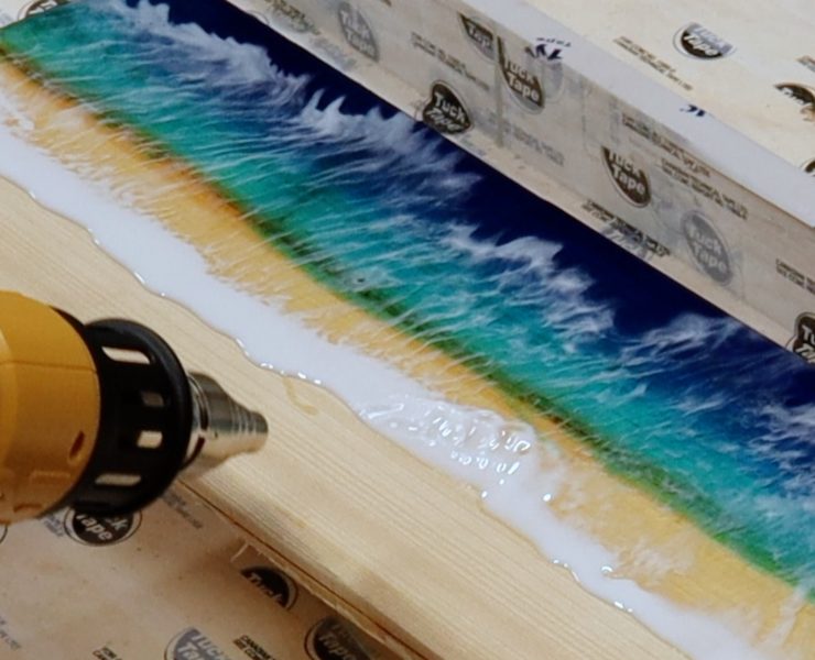 DIY Wood and Resin Ocean Art Spruc*d Market