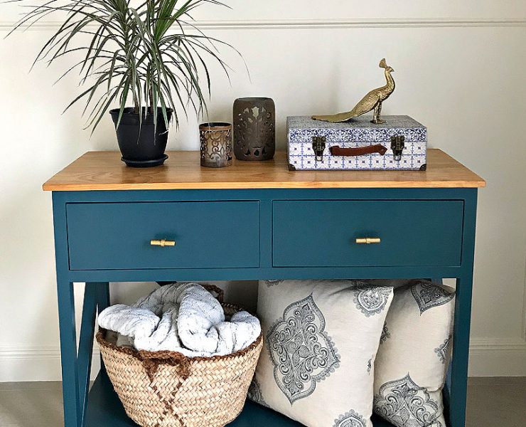Diy Console Table Or Entry, How To Build A Hall Table With Drawers