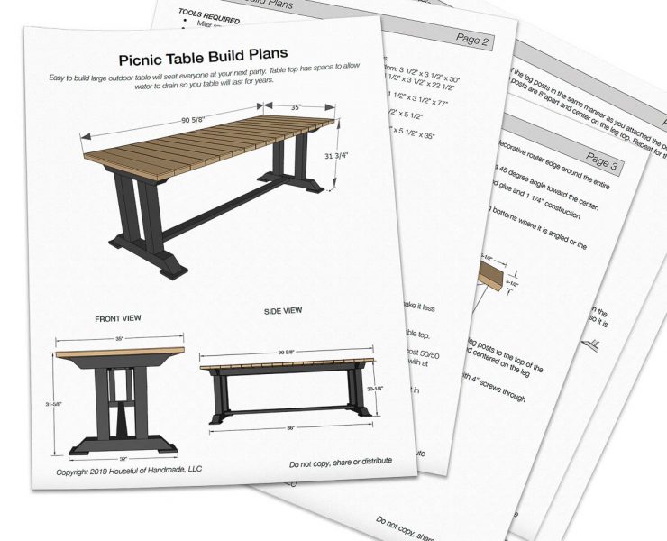 Outdoor Kitchen Island Build Plans - Houseful of Handmade